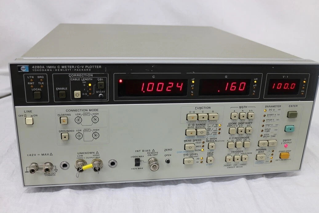HP 4280A 1MHz C Meter CV Plotter +-100V