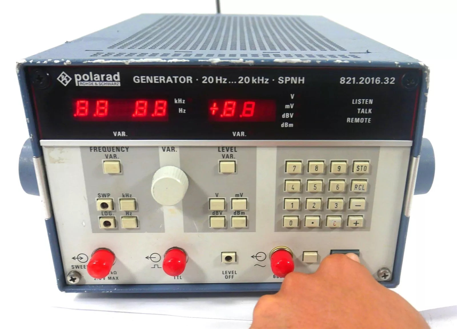 ROHDE SCHWARZ POLARAD Generator 20 HZ...20KHZ 821.2016.32