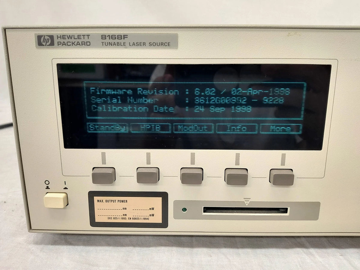 HP 8168F 516/22 1480-1570nm TLS