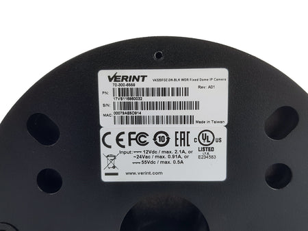 Verint V4320FDZ-DN Fixed Dome IP Camera