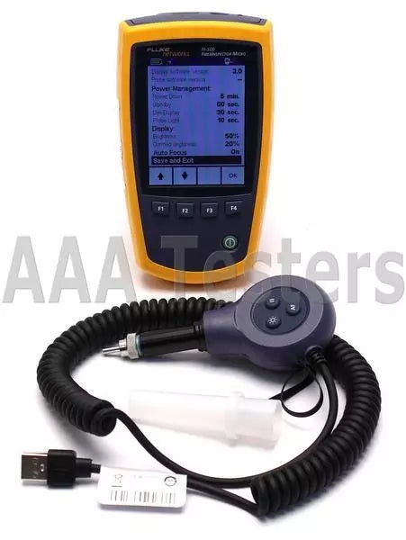 Fluke Networks FI-500 Fiber Inspector Micro Fiber Inspection Kit FiberInspector