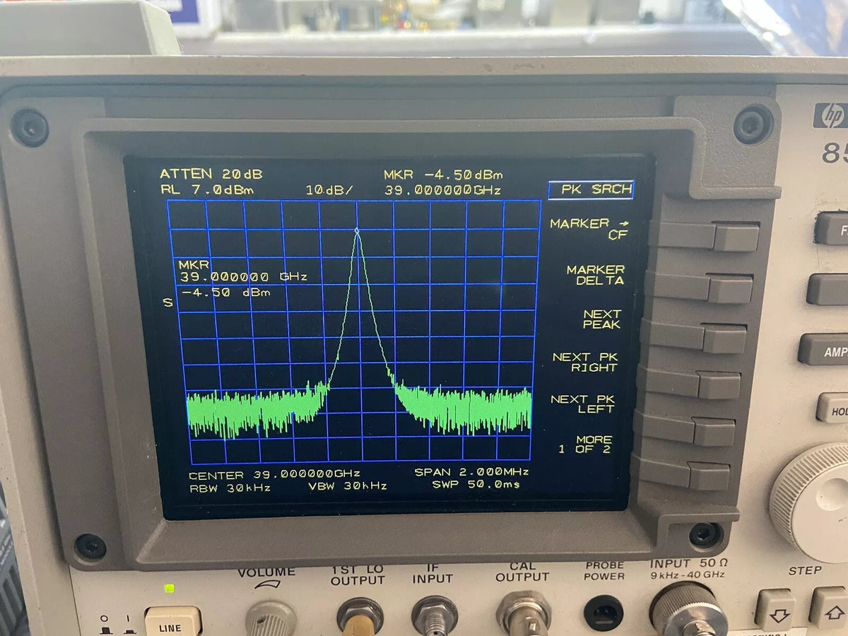 HP Agilent 8564E/EC 20Hz-40GHz with Color LCD, Opt. 6, 7, Calibrated
