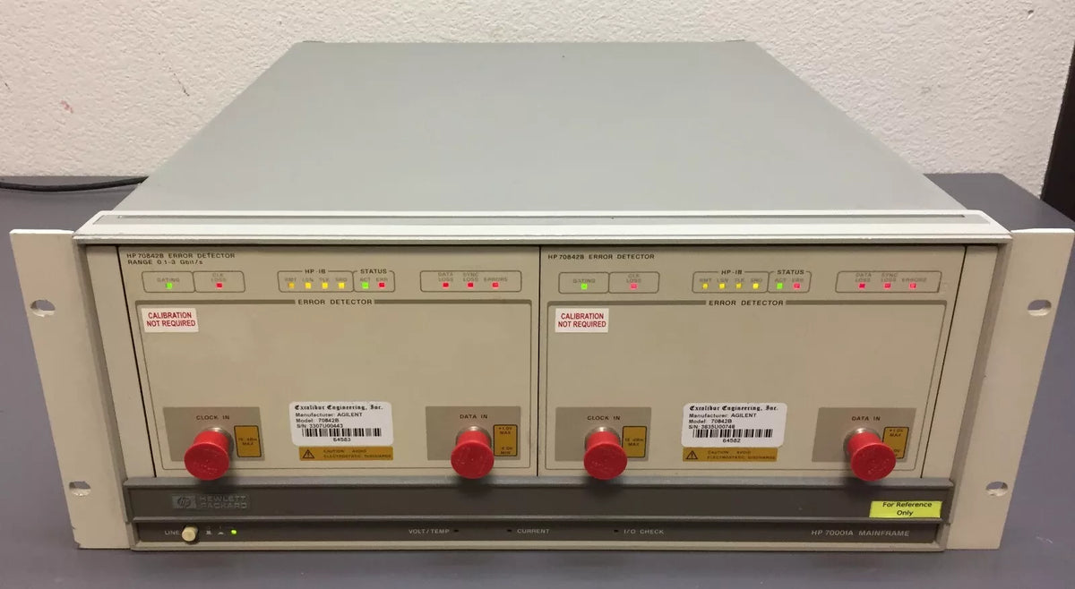 HP/Agilent 70842B Two Error Detectors for HP 71600B Series