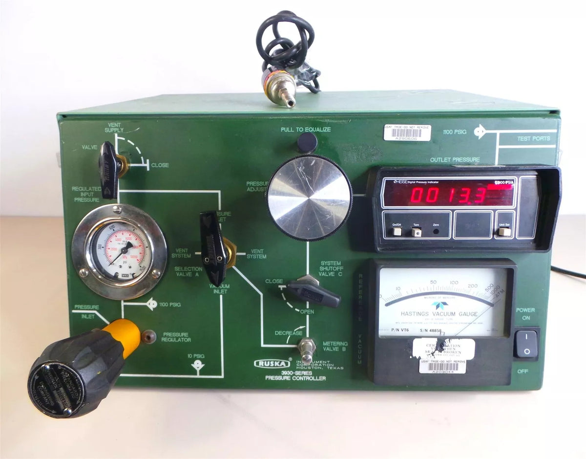 Ruska Instrument Corporation 3930-Series Pressure Indicator