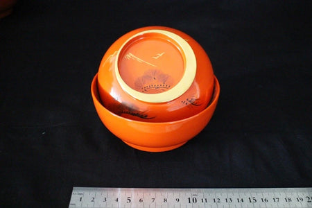 Owan Wajima lacquer crescent