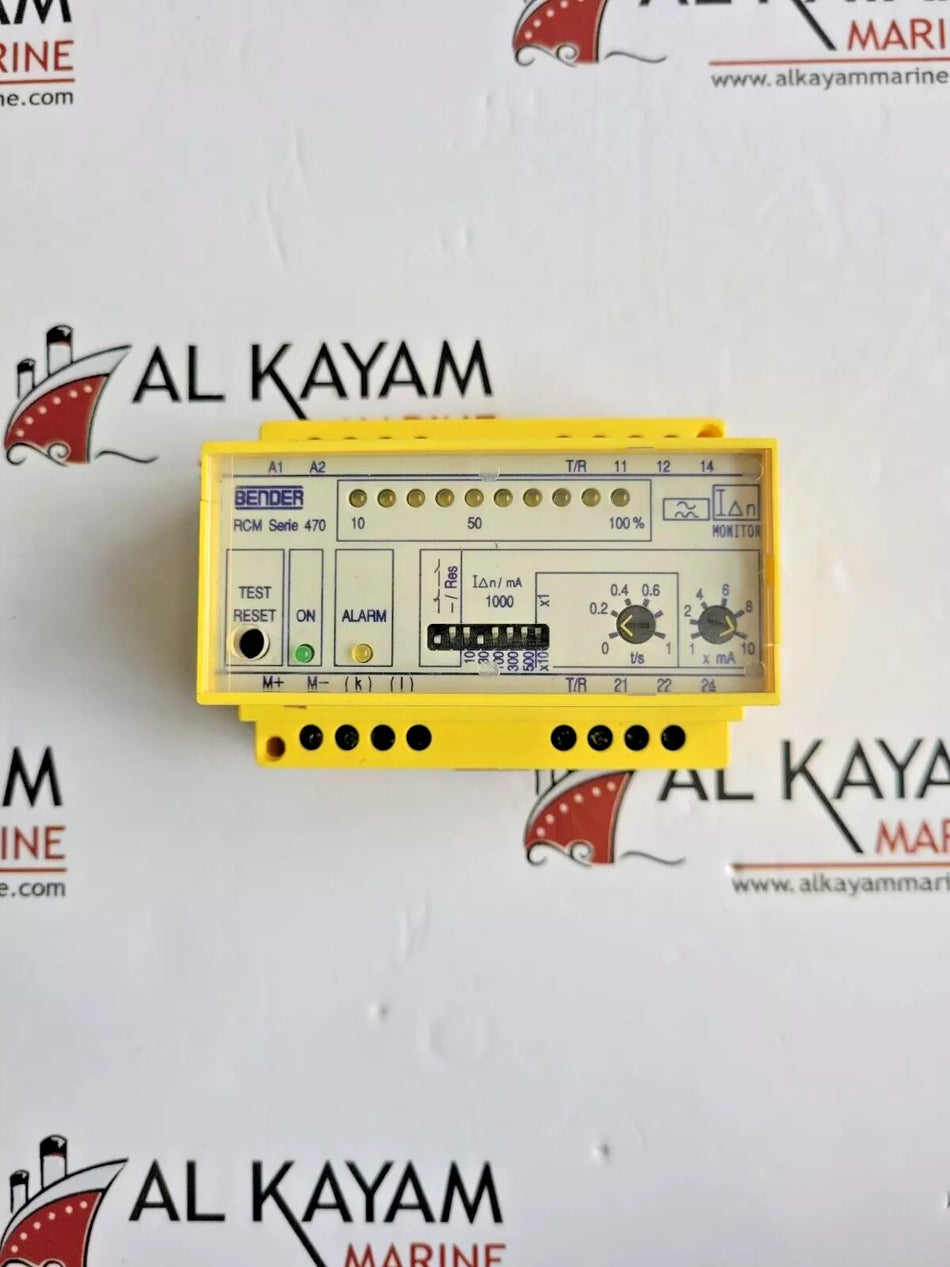 BENDER RCM470LY-13 RESIDUAL CURRENT MONITOR