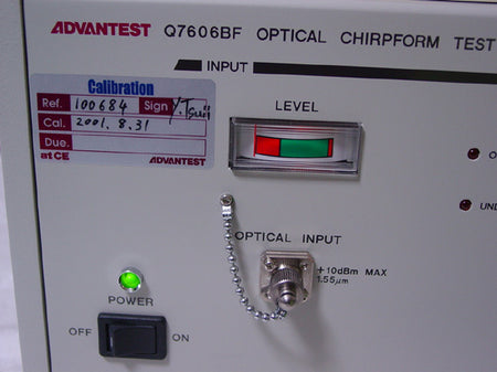 Optical Chirp Test Set by Advantest