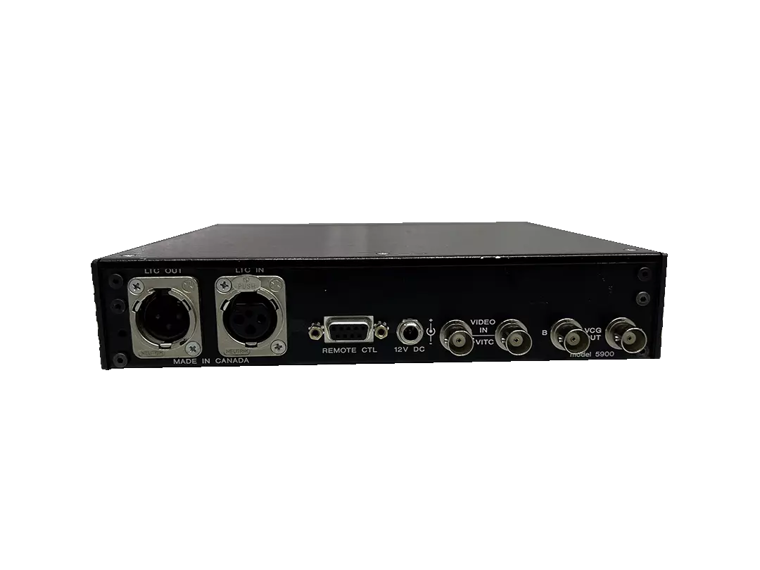 Evertz 5900D Timecode Reader with Video Time Display