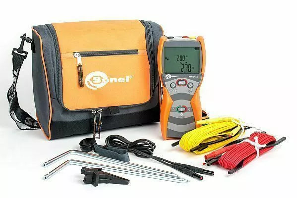 Sonel MRU-10 Earth Ground Resistance Meter 50V 60 Hz CAT III 300V Tester - XG eqpt