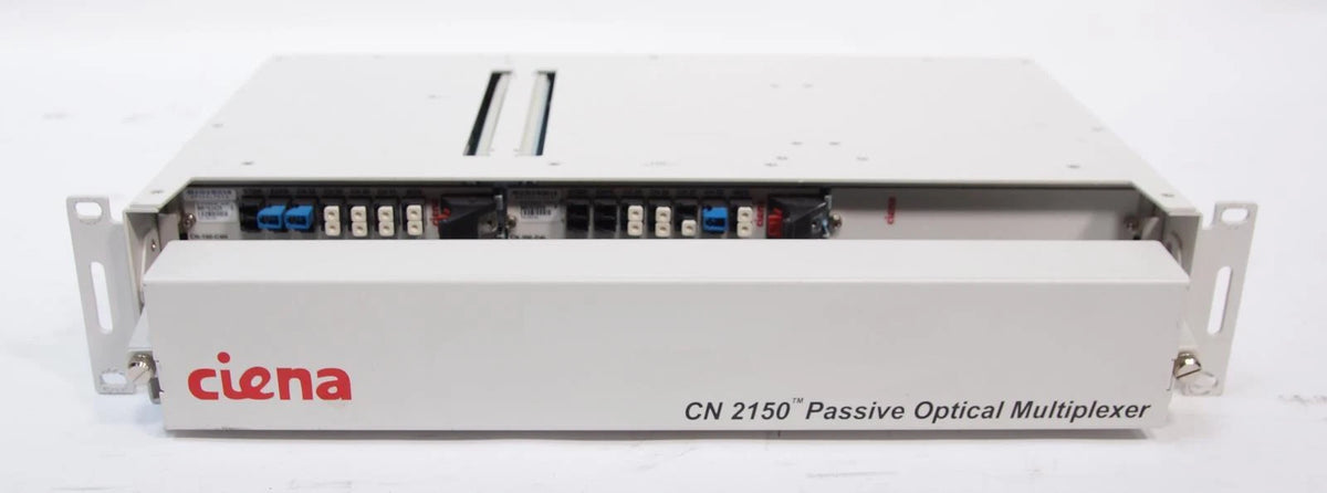 Ciena CN 2150 Passive Optical Multiplexer Chassis w 2x CN-100-D4L 2x CN-100-C4H