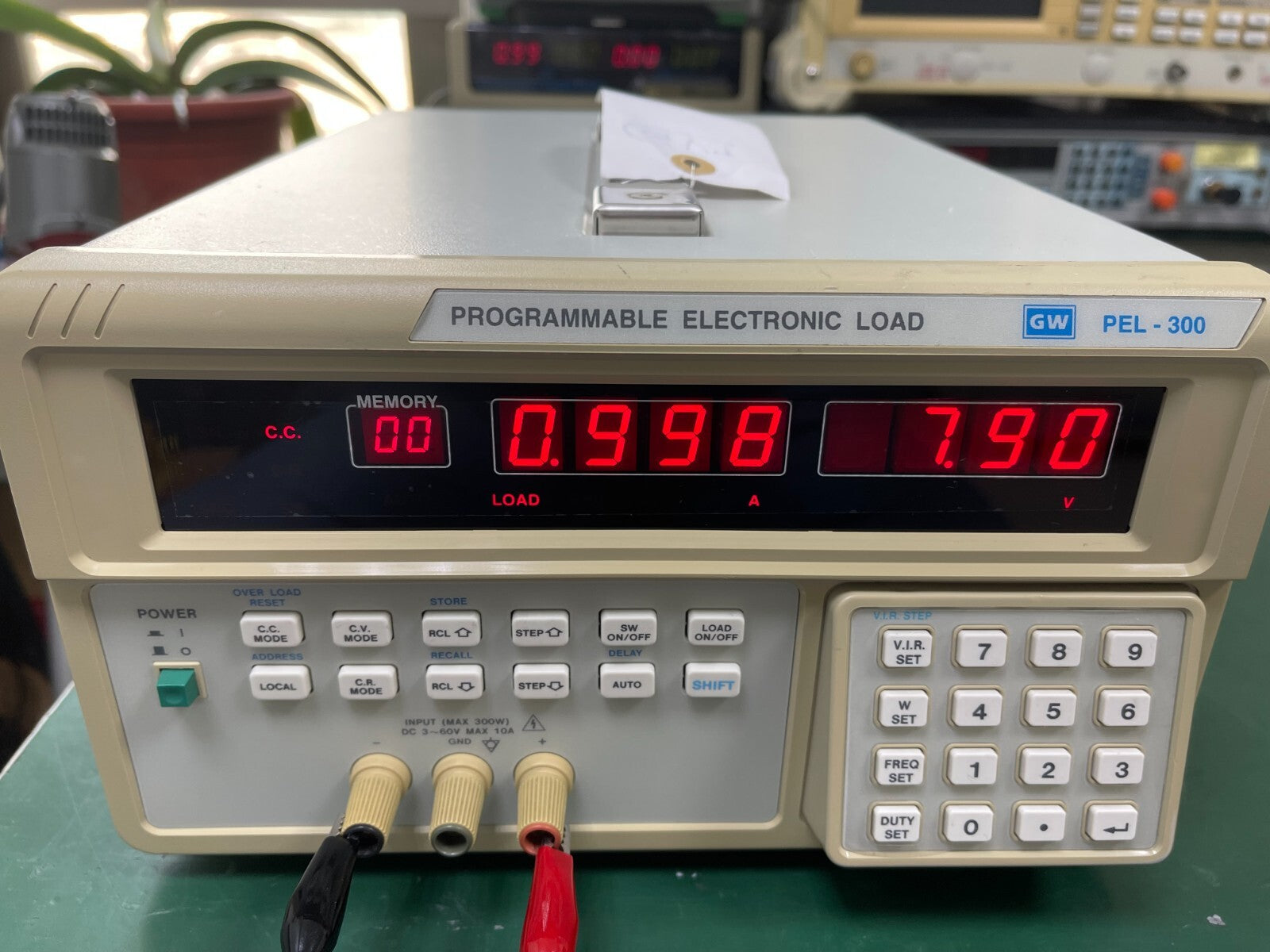GW Instek PEL-300 Programmable Electronic Load 300W , 3-60V , 6mA-60A - XG eqpt