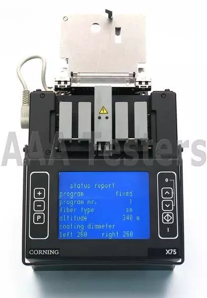 Corning Siecor X75 8000 Series SM MM Fiber Fusion Splicer