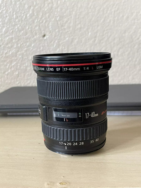 Canon EF 17-40mm f/4L Ultra Wide Angle Zoom Lens - Black (8806A002)