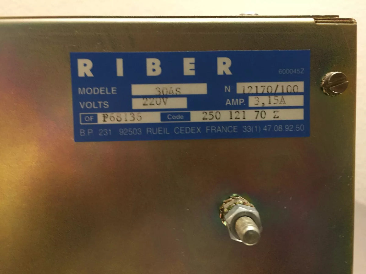 Riber 304S Titanium Sublimation Power Supply