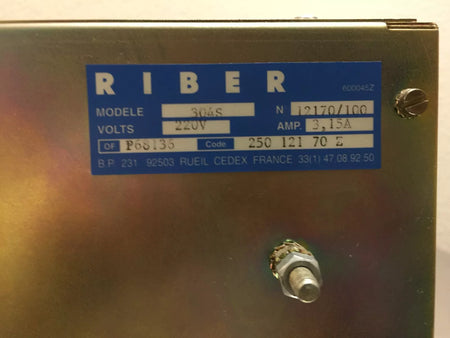 Riber 304S Titanium Sublimation Power Supply