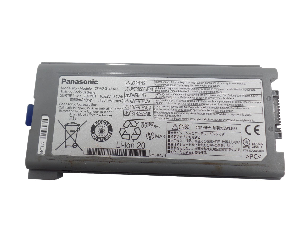 Lot 6 Laptop Battery CF-VZSU46AU Panasonic Toughbook CF-30  CF-53 - free shipp