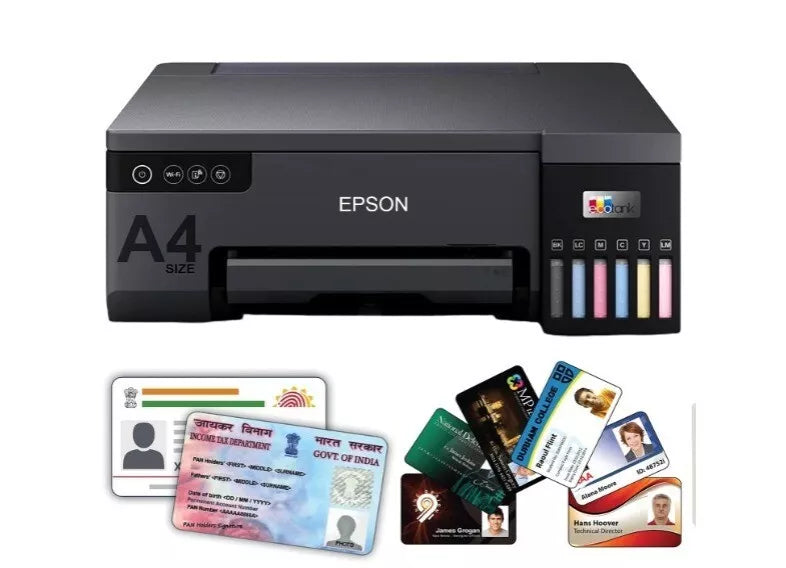 EPSON EcoTank L8050 A4 Size 6 Color Printer with PVC Card