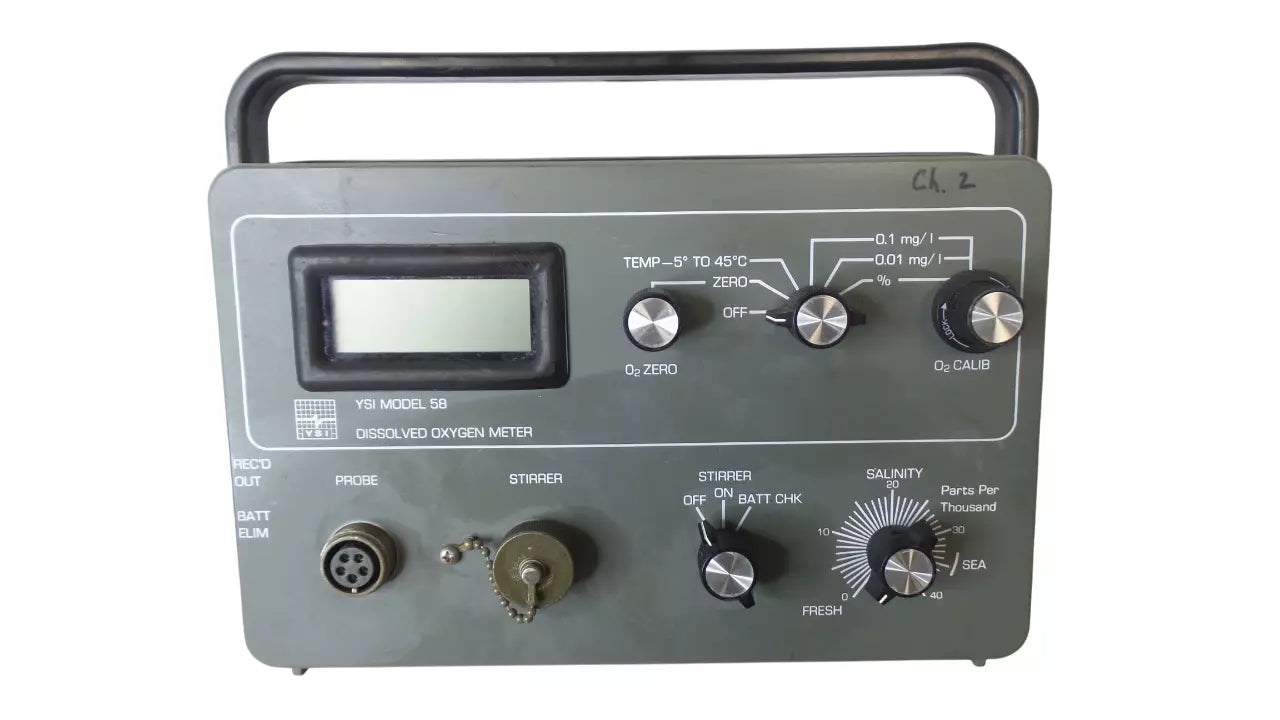 YSI Model 58 Dissolved Oxygen Meter for Water Quality Monitoring