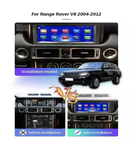 10.2" Android Navigation Car GPS Stereo Radio Carplay For Land Range Rover 02~12