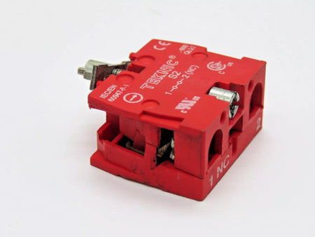 Teknic S2 IEC94751 Red Push-Button Switch Block 220V