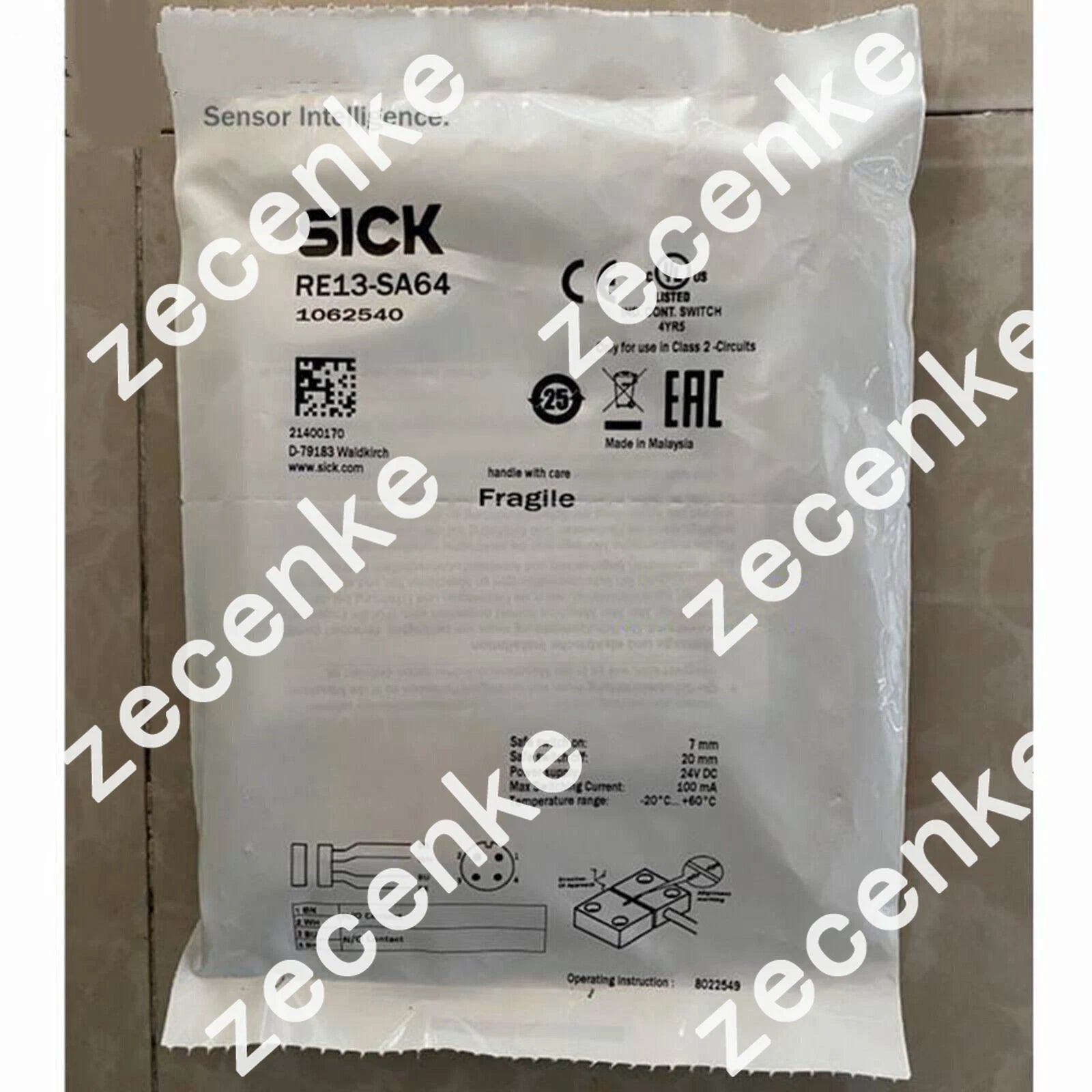 1pc SICK RE13-SA64 1062540 Safety Switch RE13SA64 New