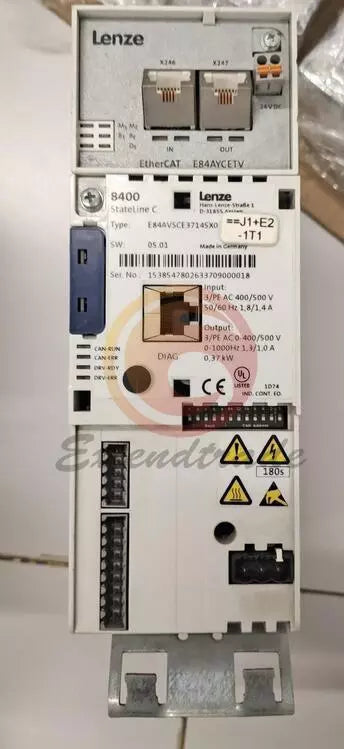 ONE USED Lenze inverter E84AVSCE3714SX0 TESTED