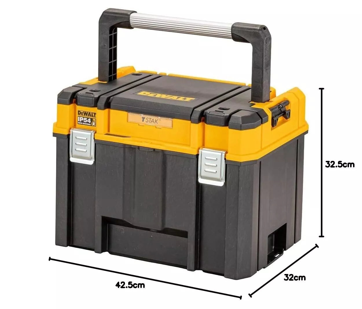 DEWALT DWST83343-1 TSTAK Deep Box with Long Handle, 42x32x32 cm