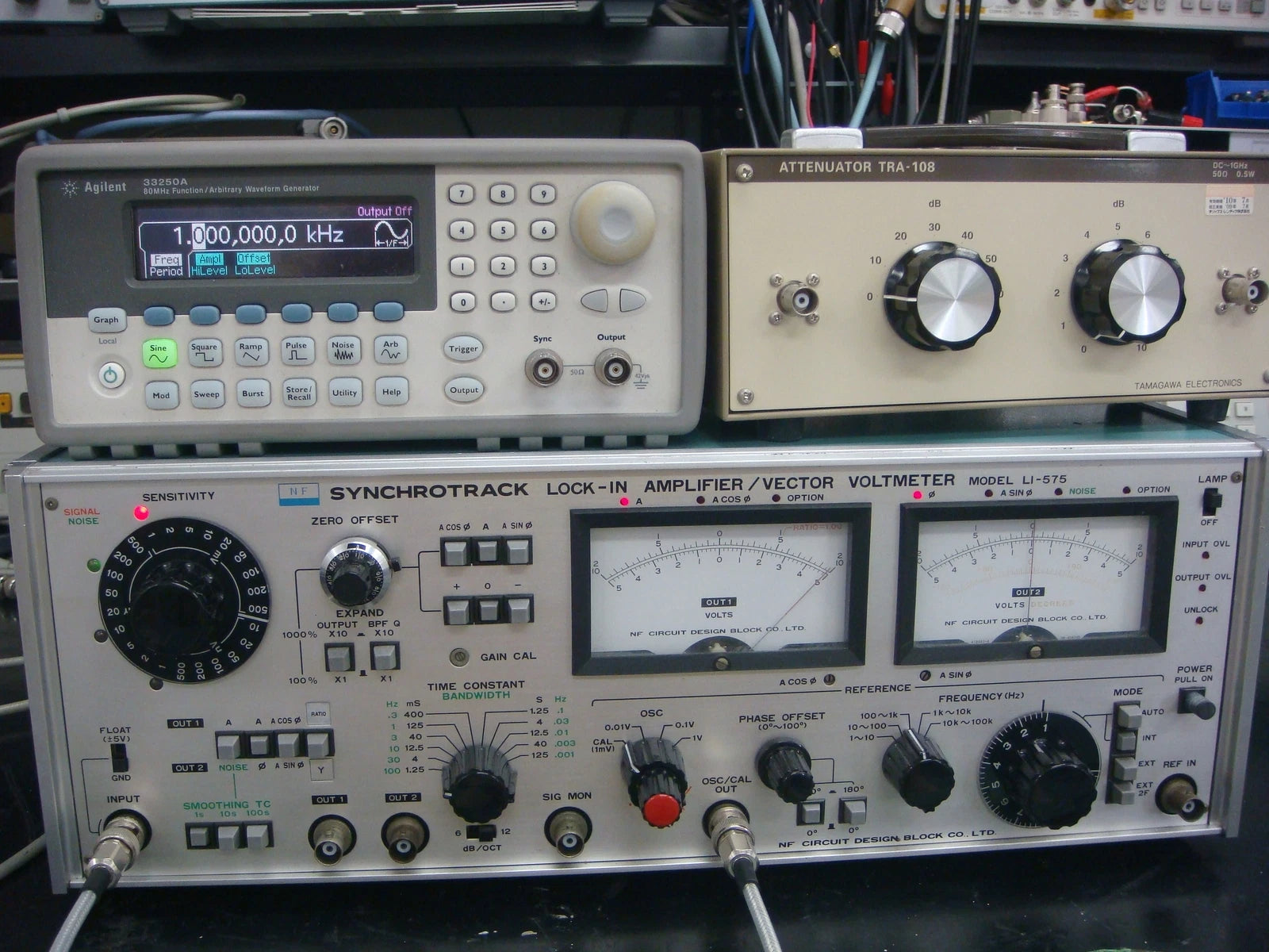 NF LI-575 /01 LOCK-IN Amplifier Vector Voltmeter