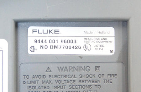 Fluke 196 100MHz 1GS/s Digital Oscilloscope Scopemeter Multimeter