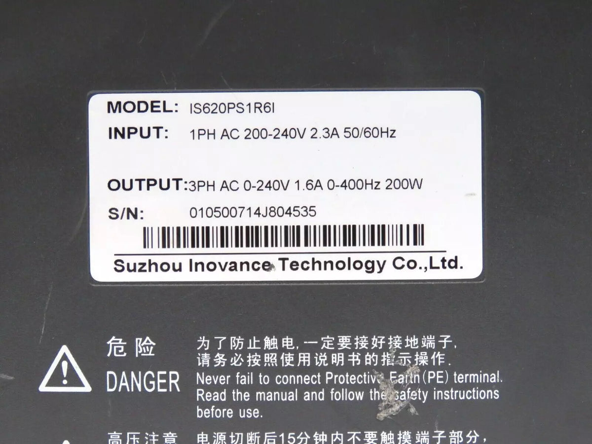Inovance IS620PS1R6I Servo Drive 220V for Precision Motion Control