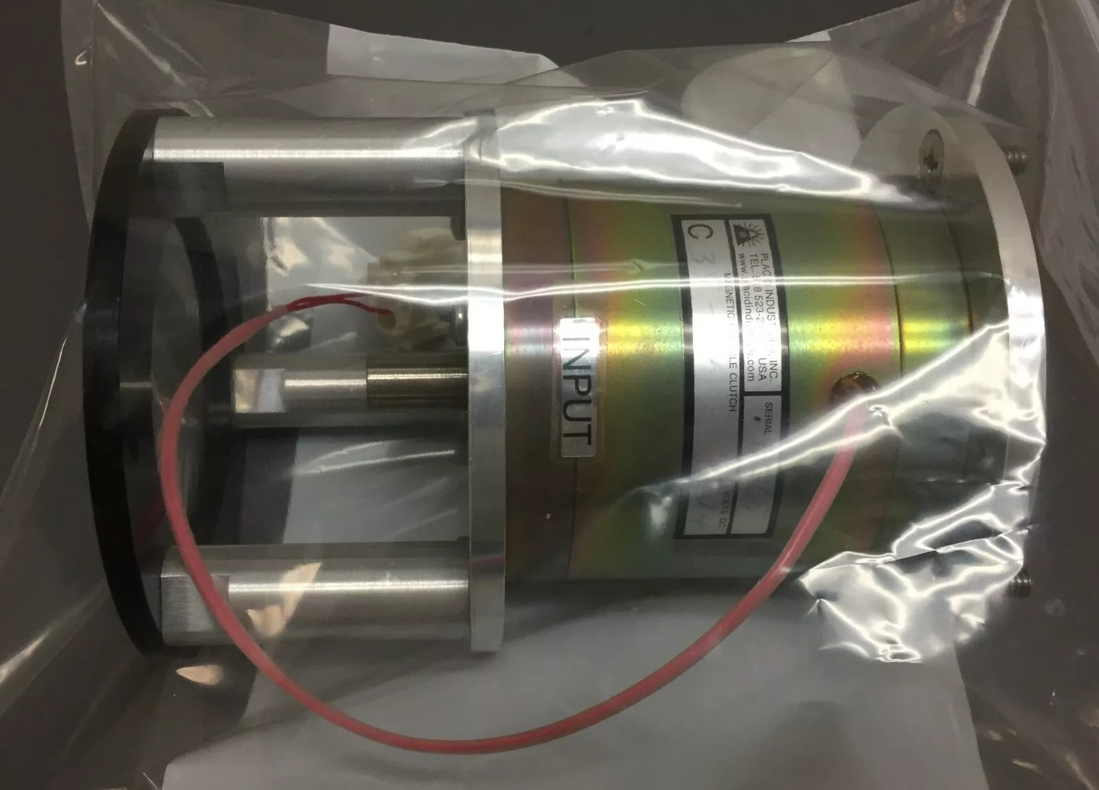 Placid Industries C35-24 Magnetic Particle Clutch with Frames on Both Ends