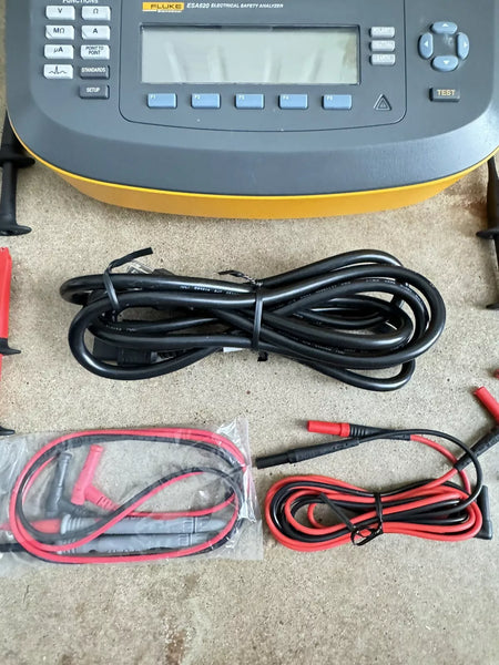 Fluke ESA620 Electrical Safety Analyzer with New Lead Kit