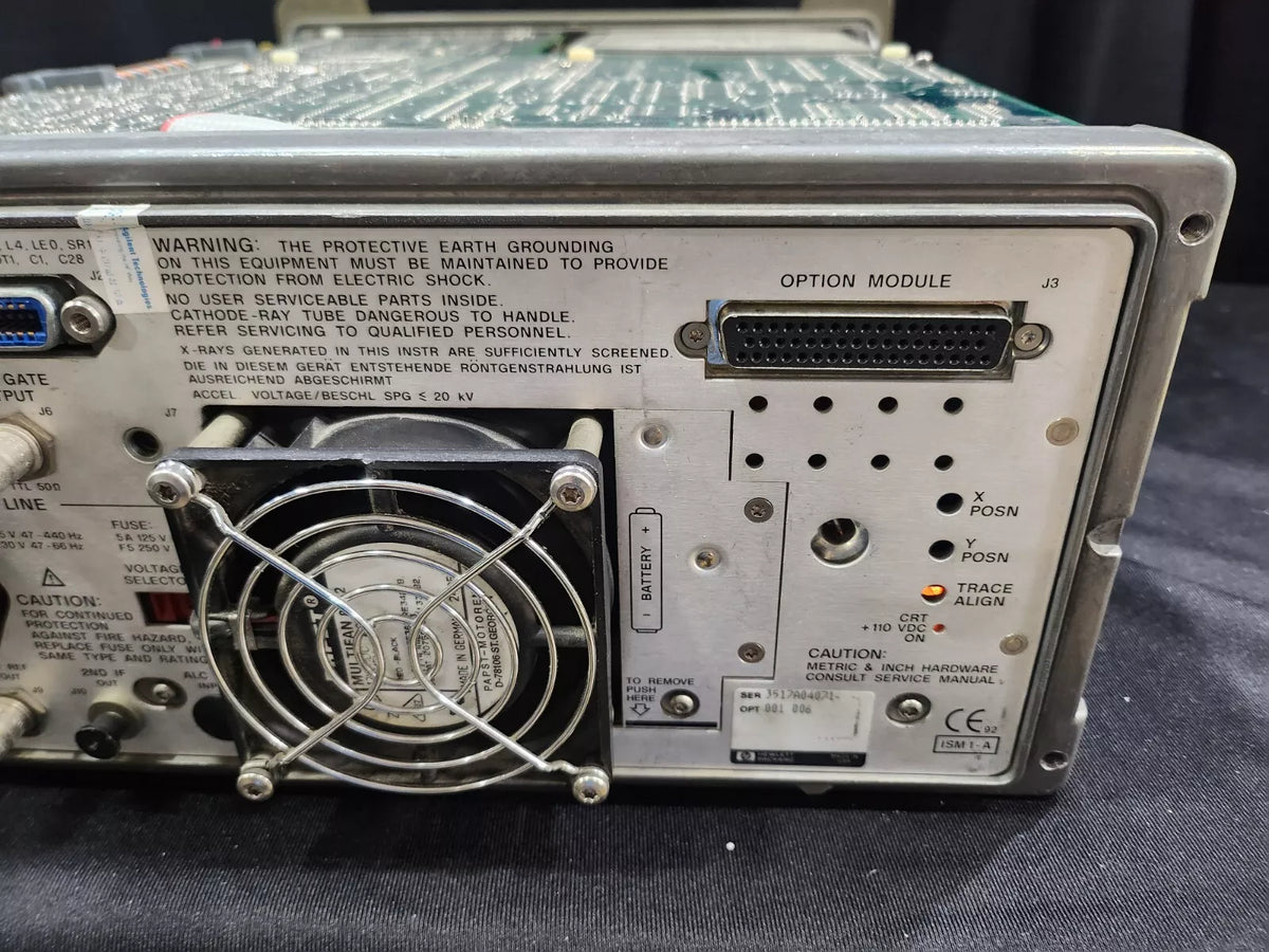 HP 8563E Spectrum Analyzer 30Hz to 26.5GHz Not Working - No Case (4071)