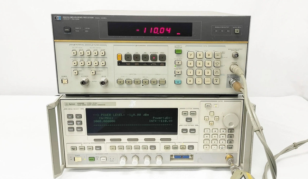 HP  8902A+11722A Measuring Receiver + Sensor