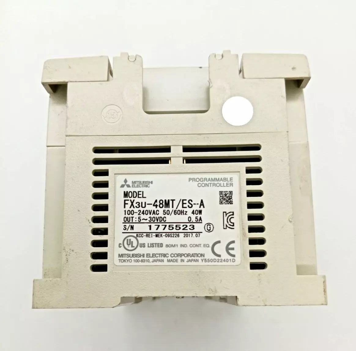 Mitsubishi Electric FX3U-48MT/ES-A PLC for Industrial Automation