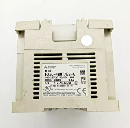 Mitsubishi Electric FX3U-48MT/ES-A PLC for Industrial Automation