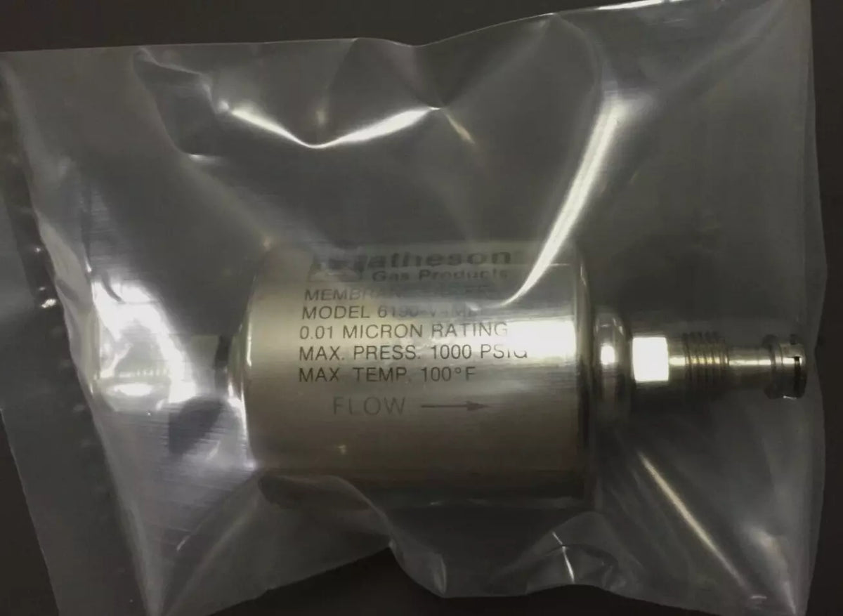 Matheson 6190-V4MM 1/4 Male VCR 0.01 Micron Rating 1000 psig 100°F Inline Gas