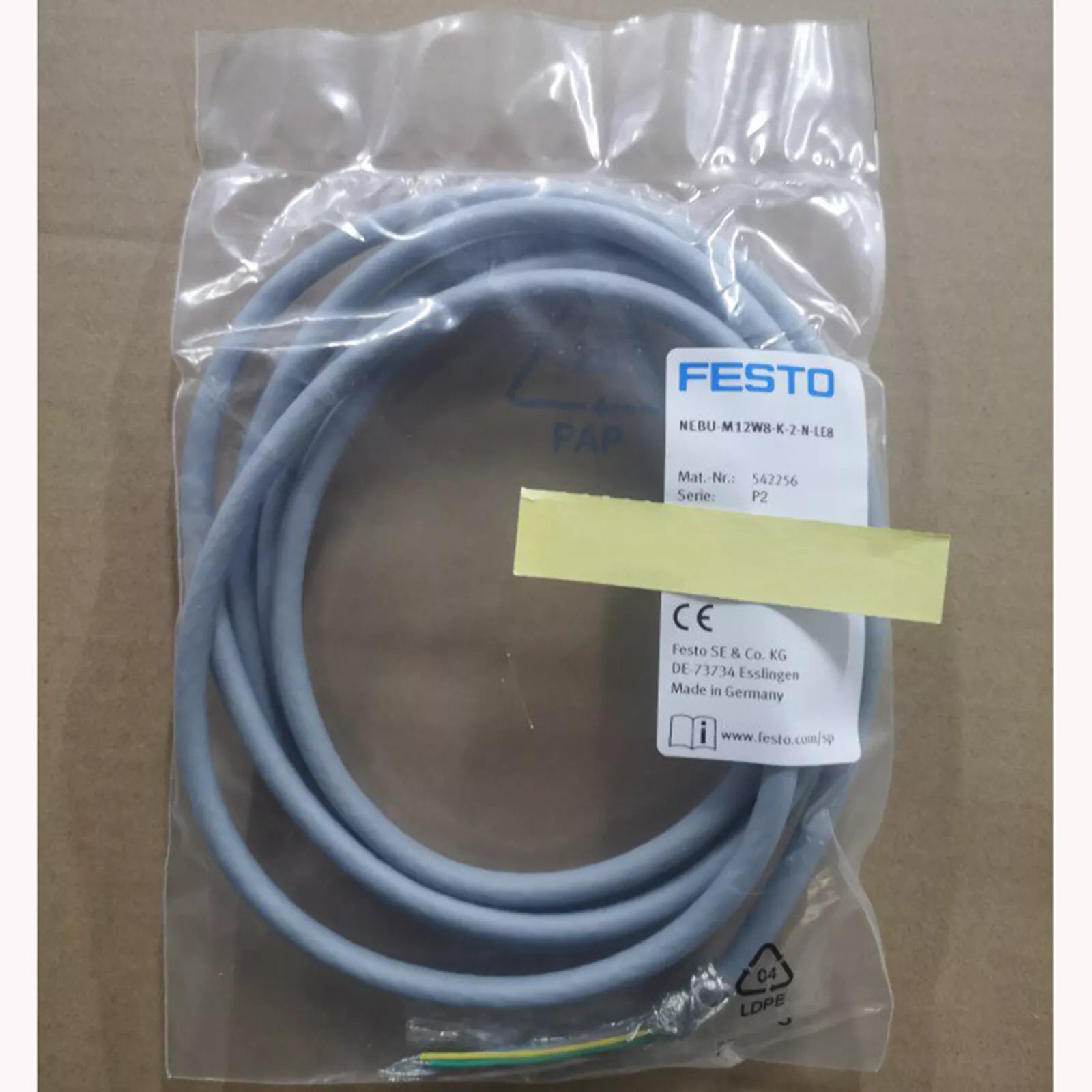 Festo NEBU-M12W8-K-2-N-LE8 542256: High-Quality New Air-Operated Valve