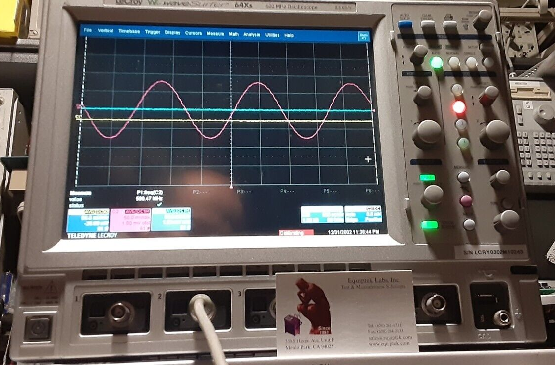 WR64Xs WaveSurfer 600 MHz Oscilloscope by LeCroy