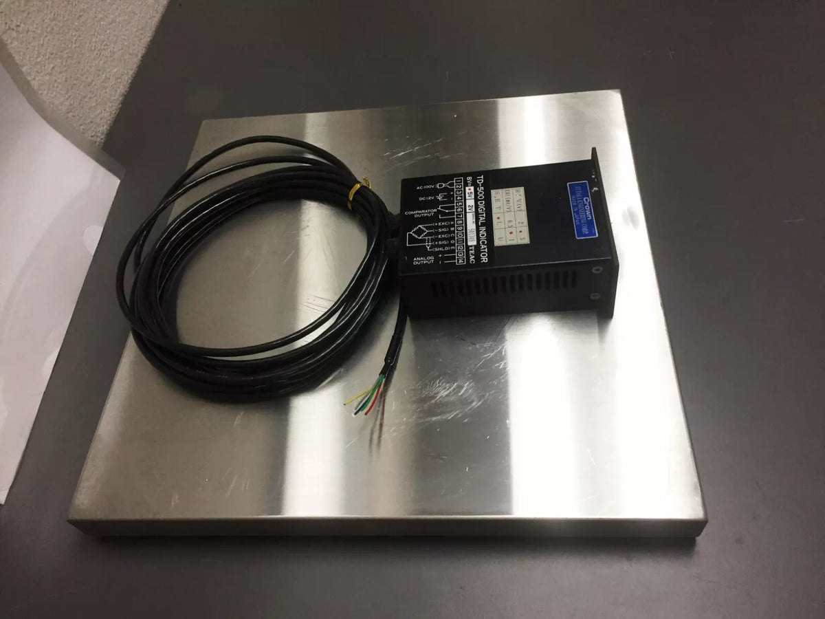 Yutaka TL-PS3-100K Load Cell Scale with Teac TD-500 Digital Transducer Indicator