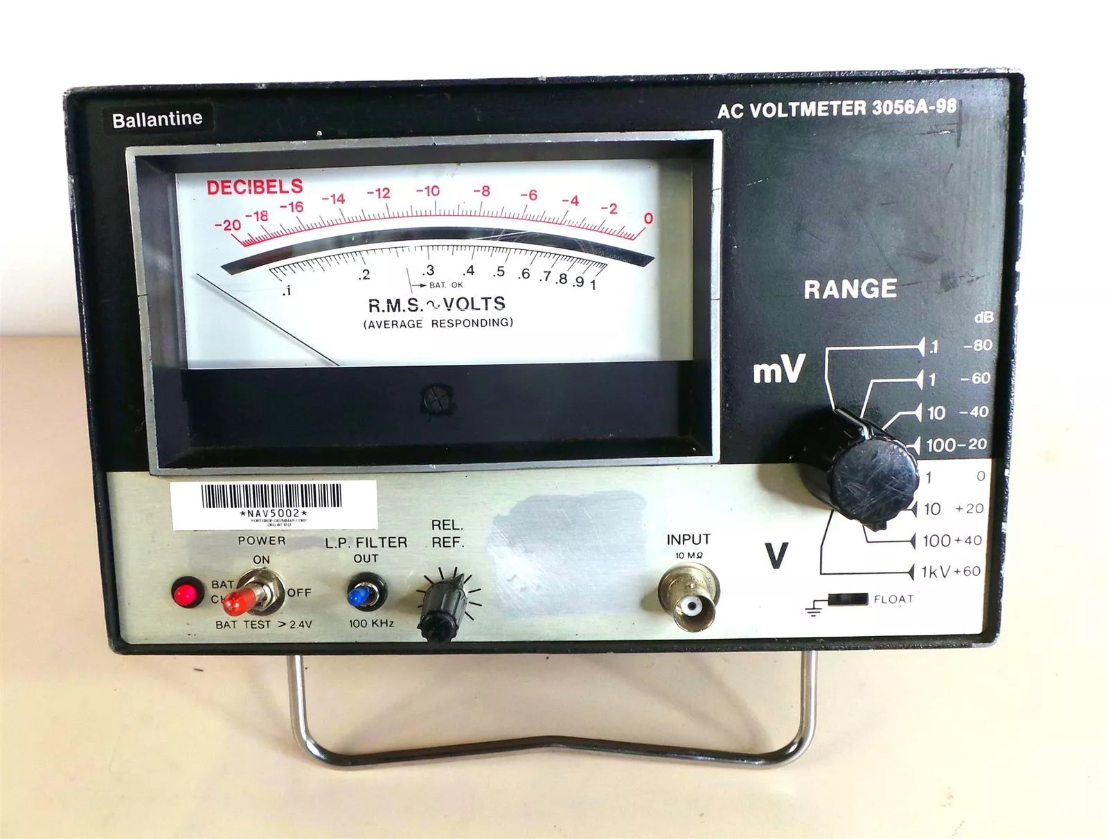 Ballantine AC Voltmeter 3056A-98 - High-Quality Voltage Measurement Tool