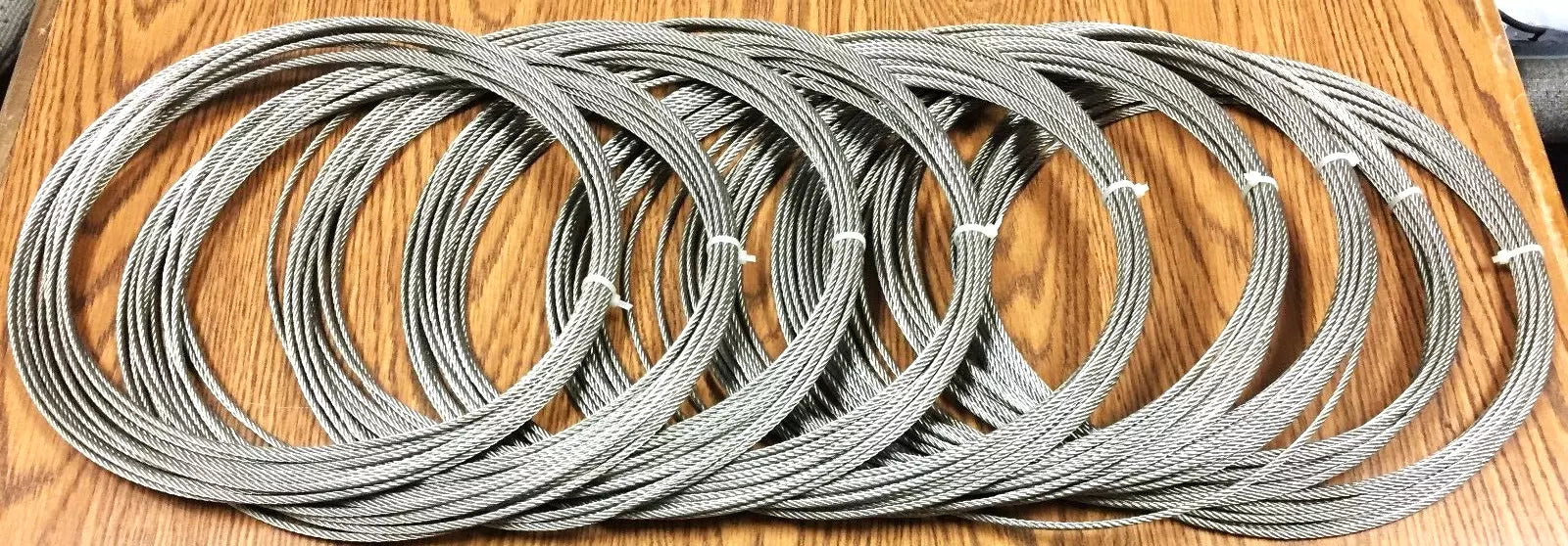 Jakob 20113-0480 Stainless Steel Wire Rope, 4mm Dia x 11,240mm Long