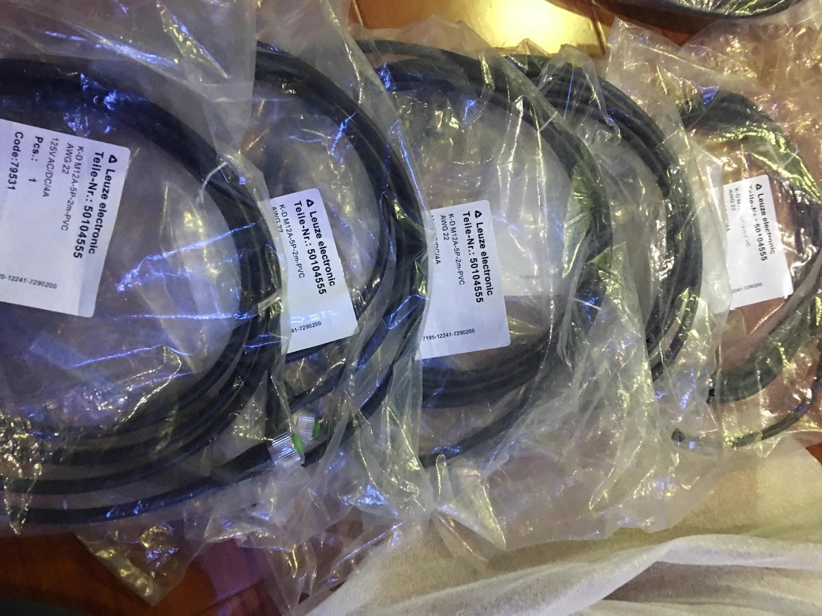 LEUZE K-D M12A-5P-2m-PVC 50104555 Sensor Cable