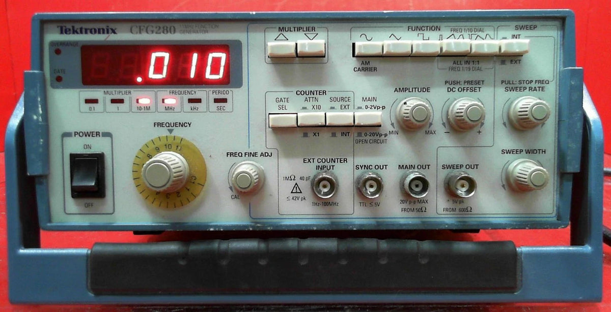Tektronix CFG280 Function Generator/Counter SN:CFG280TW56143