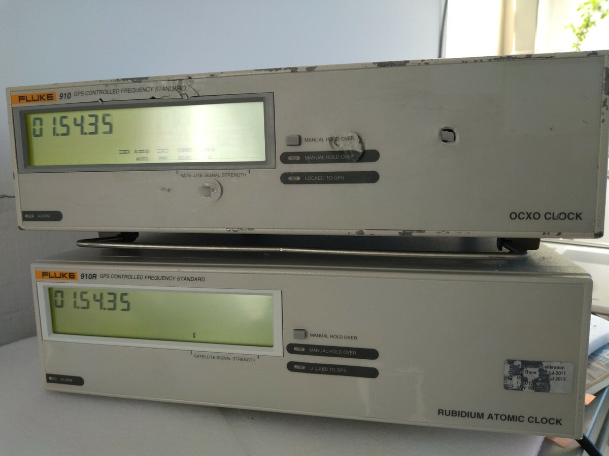 Fluke 910 GPS Controlled Frequency Standard OCXO CLOCK - XG eqpt