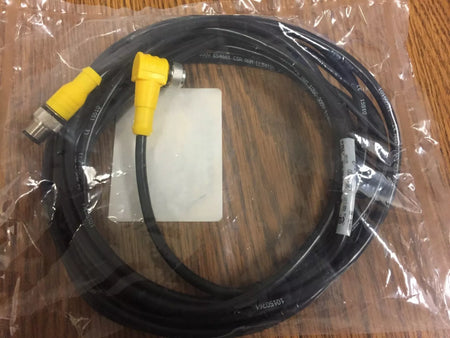 Turck WKC 8T-4-RSC 8T/S1555 M12 Female R/A to M12 Male Straight Cable - 8 Wires