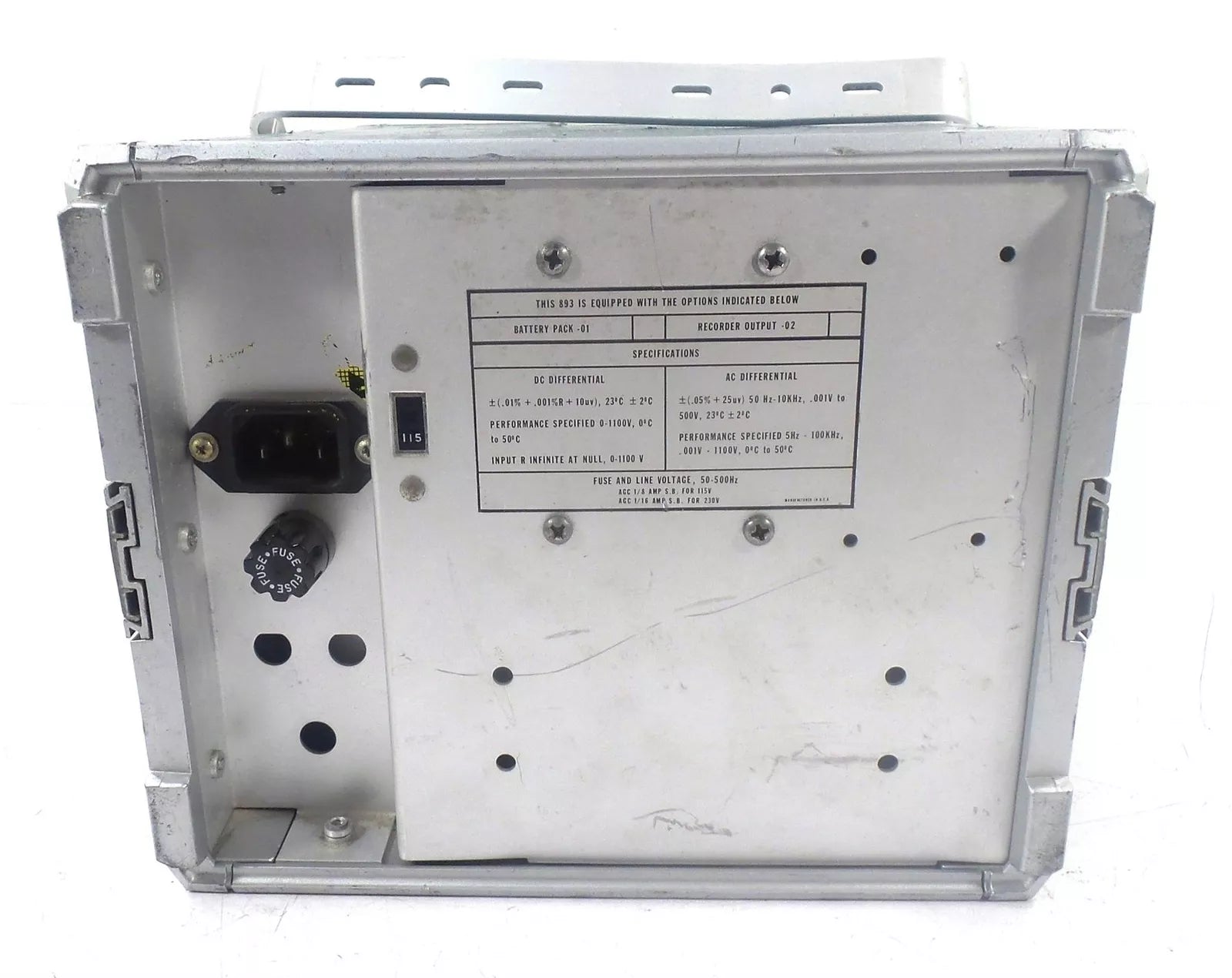 Fluke 893A AC-DC Differential Voltmeter