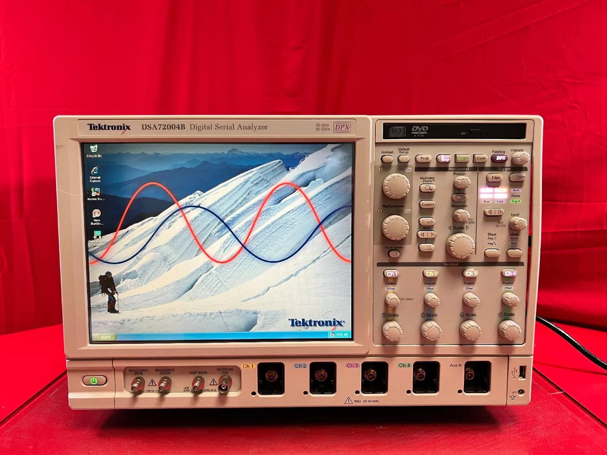 Tektronix DSA72004 20 GHz 4 Channel Digital Oscilloscope with 8 Options