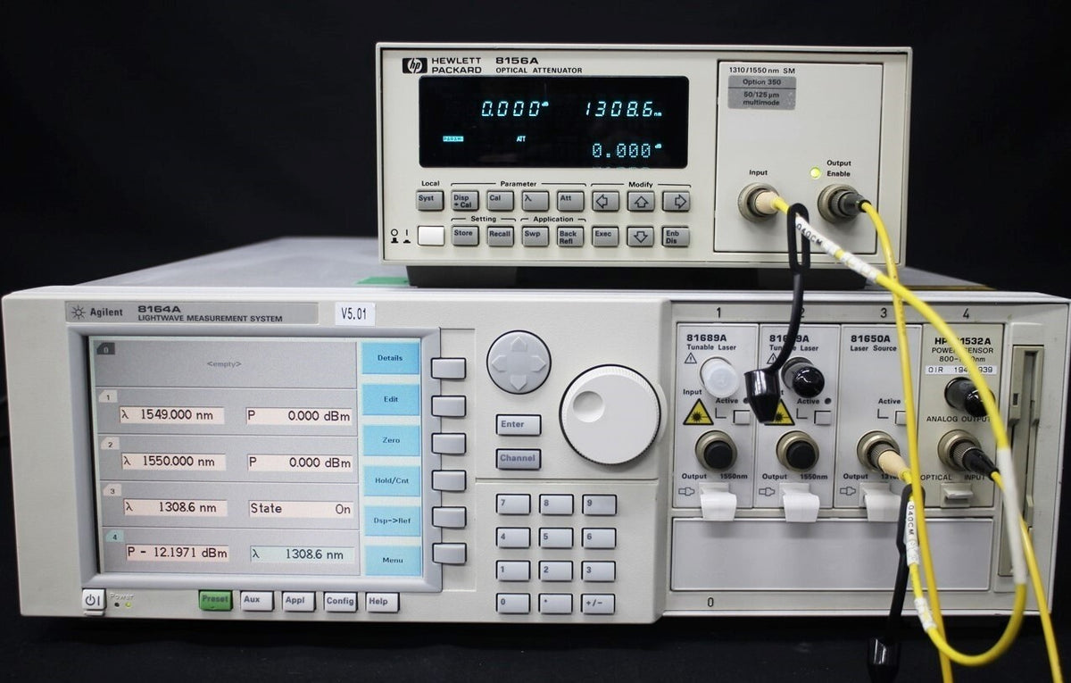 Optical Attenuator for 1250-1650nm Spectrum by HP