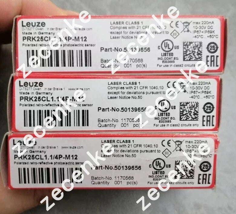 Leuze PRK25CL1.1/4P-M12 Photoelectric Sensor 50139656